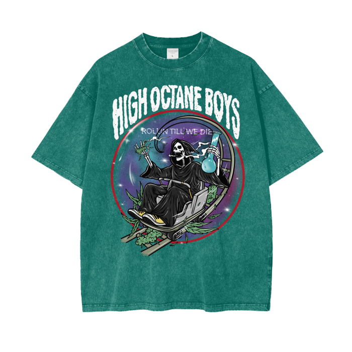 Rollin till we die OversizeWashed T-Shirt