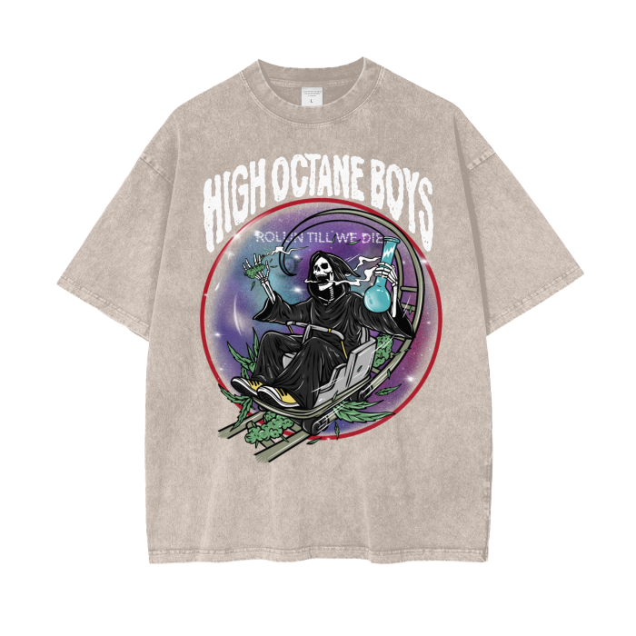 Rollin till we die OversizeWashed T-Shirt