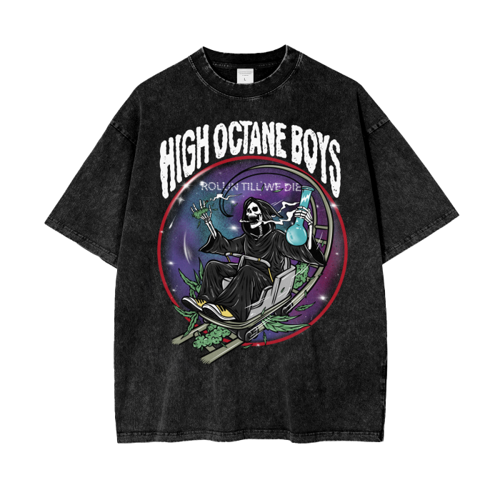 Rollin till we die OversizeWashed T-Shirt