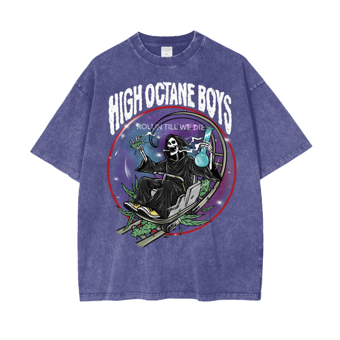 Rollin till we die OversizeWashed T-Shirt